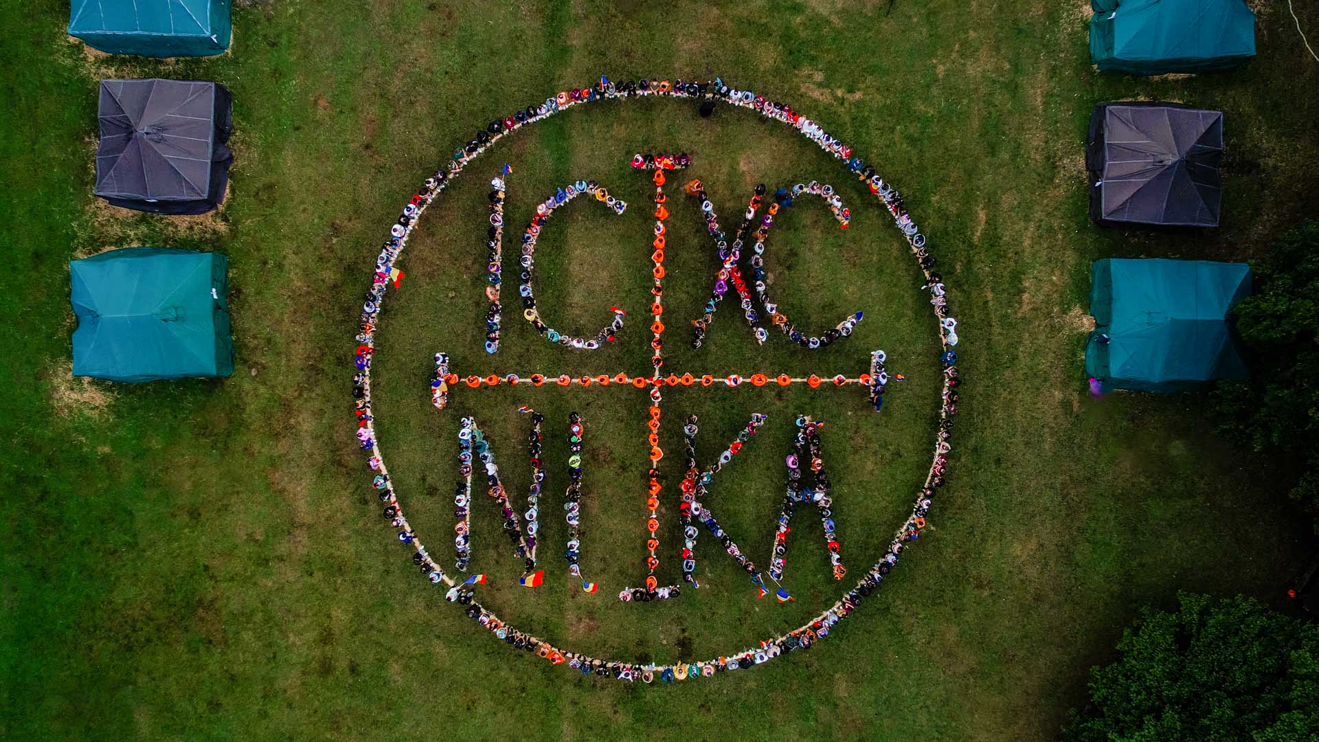 Hristograma formată din paticipanții la tabără