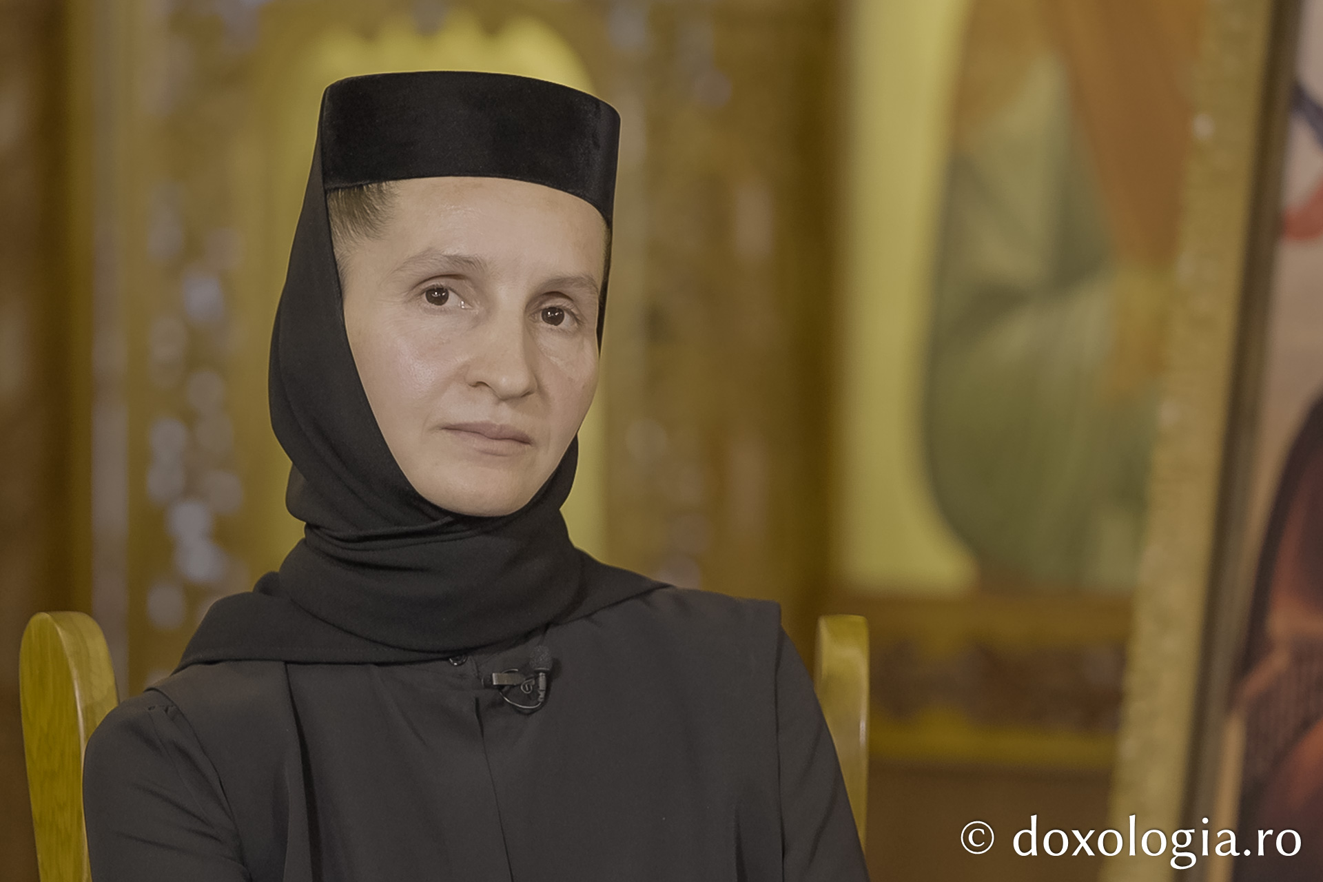 Maica Filumena Pădurariu, coordonatorul Centrului Rezidențial pentru persoane vârstnice „Cuvioasa Nazaria”