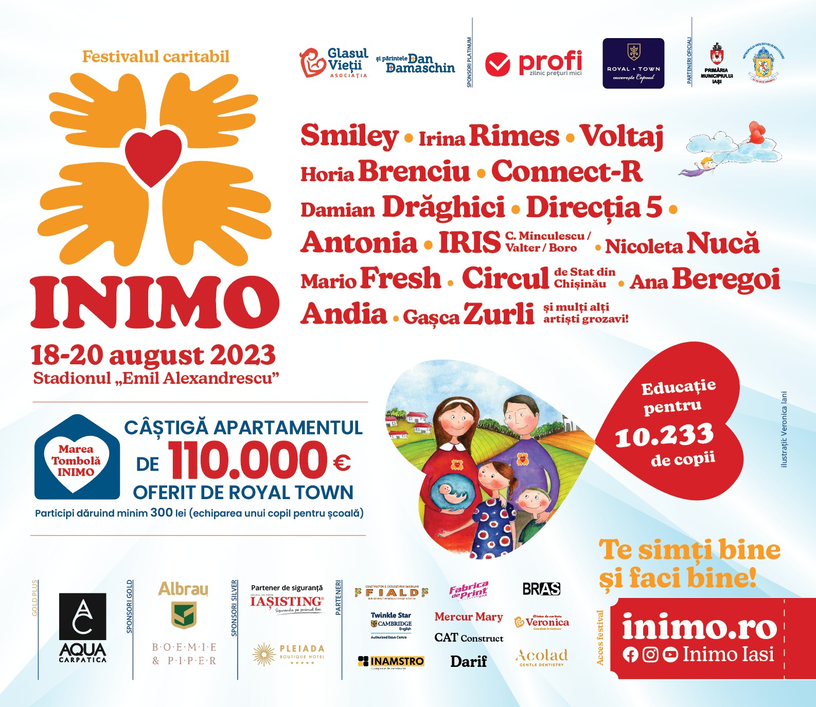 Regulament și program INIMO 2023 Festivalul Familiei