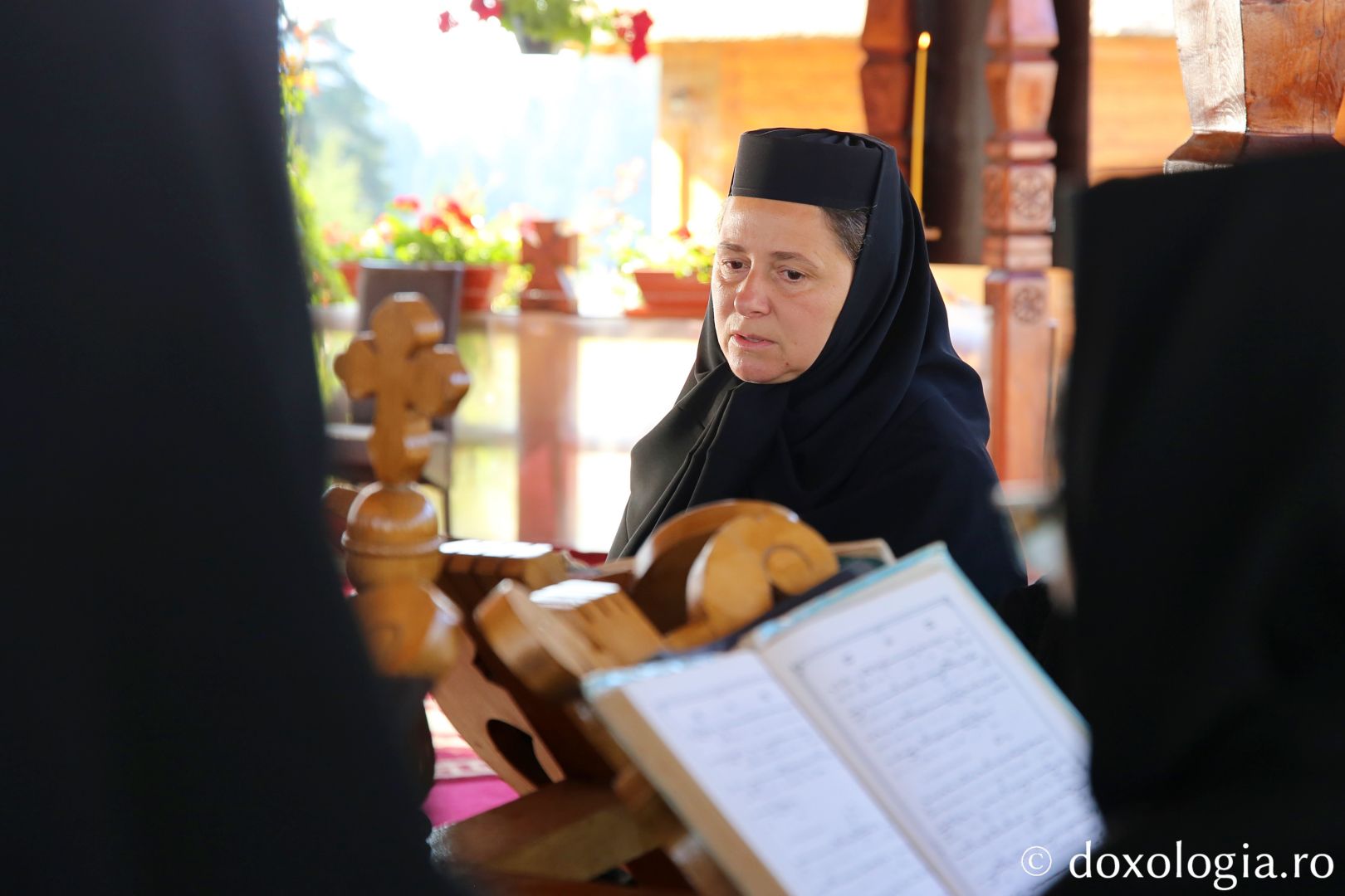 Stavrofora Justina Bujor, stareța Mănăstirii Paltin Petru-Vodă / Foto: Flavius Popa
