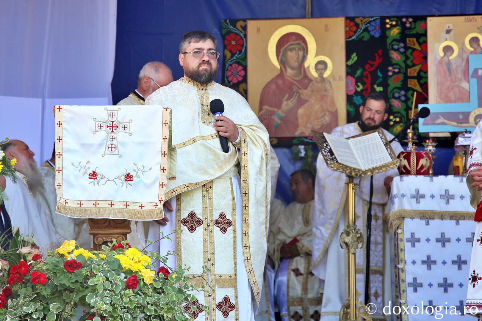 Pr. Ioan Cârcu, parohul Bisericii Mironeasa / Foto: Flavius Popa