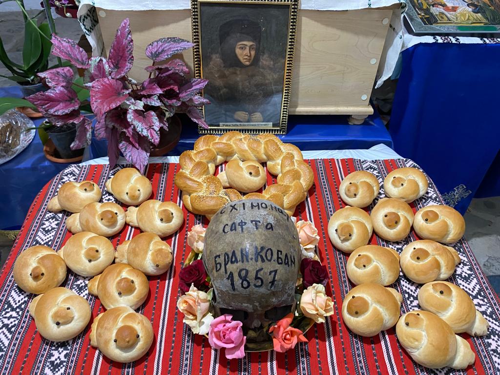 Capul schimonahiei Elisabeta Safta Brâncoveanu