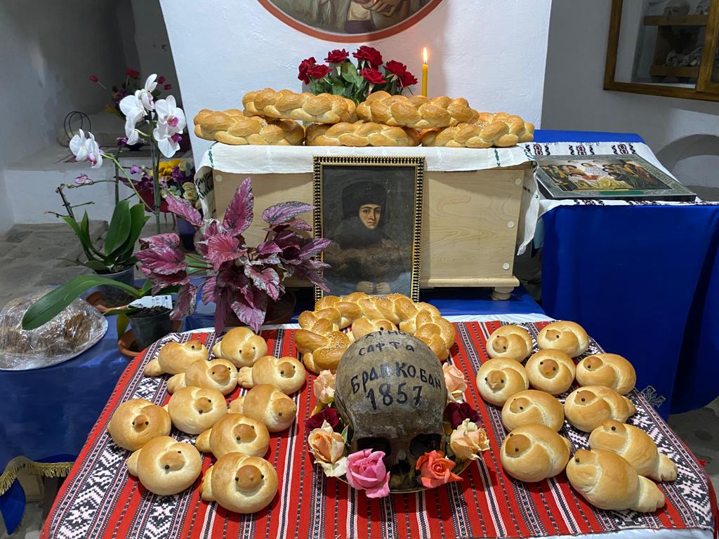 Capul schimonahiei Elisabeta Safta Brâncoveanu