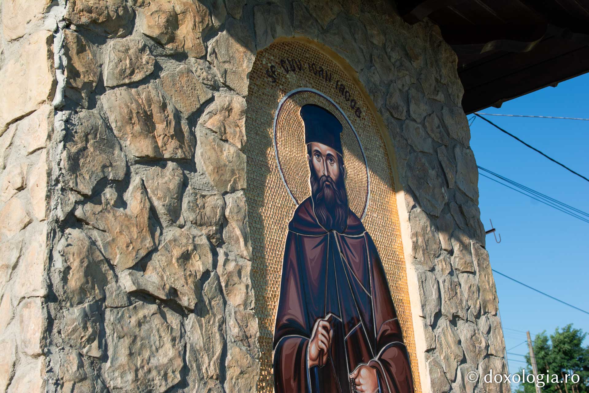 Mozaic cu Sfântul Ioan Iacob de la Neamț