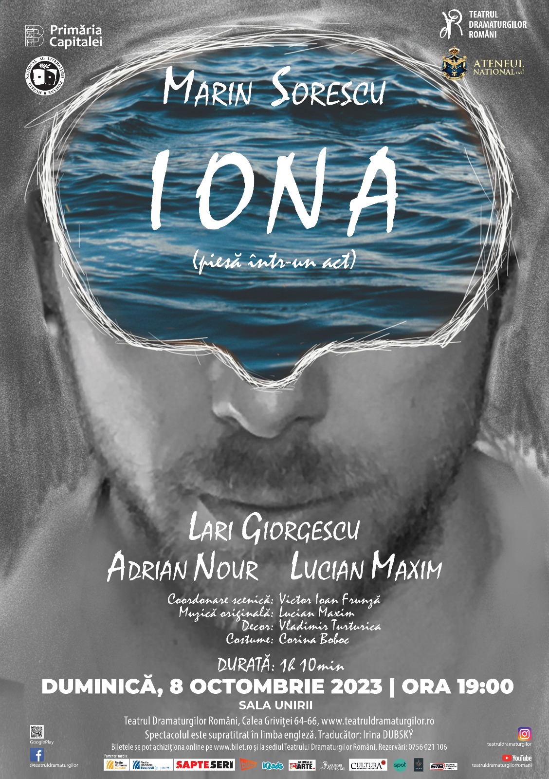 IONA de Marin Sorescu, la Ateneul Național din Iași