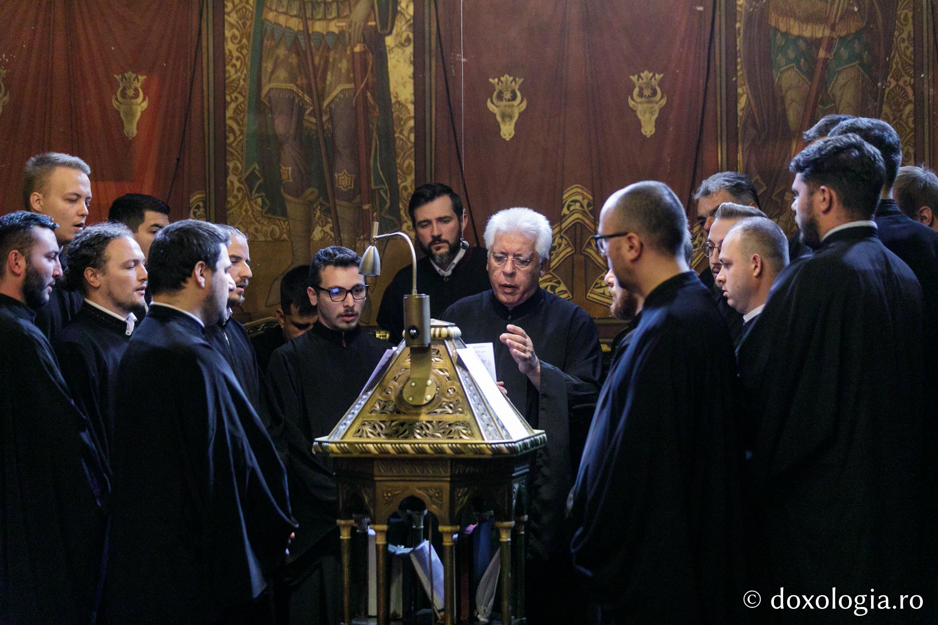 Grupul Psaltic „Melos Paisian” din Iași / Foto: Pr. Silviu Cluci Grupul Psaltic „Melos Paisian” din Iași