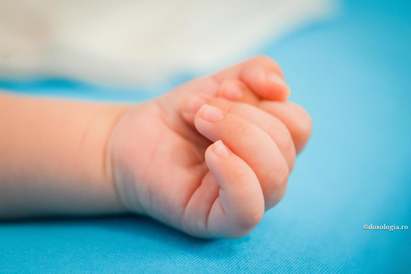 Educația „post utero” / Foto: Oana Nechifor Mână de copil