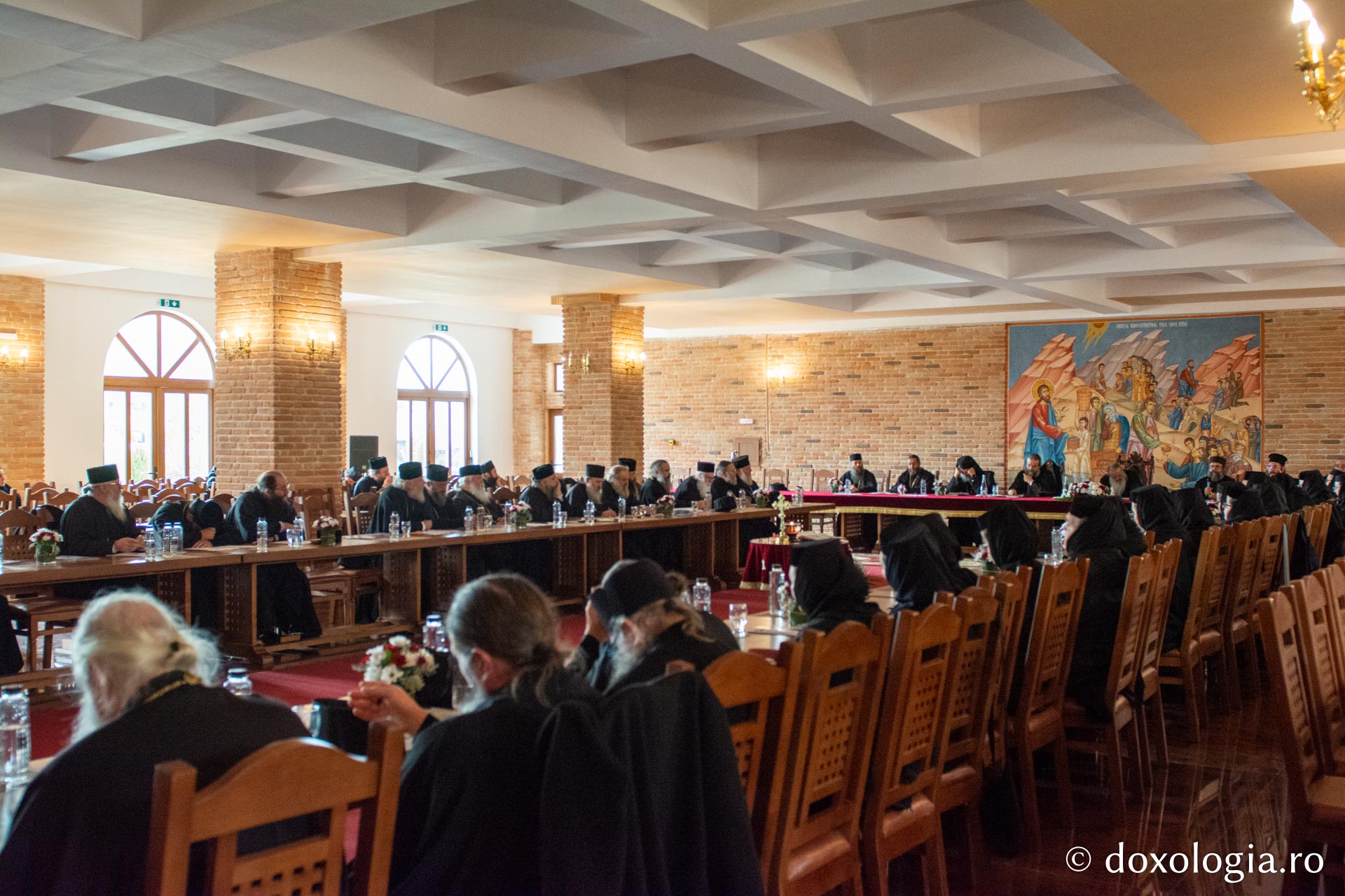 Sinaxa monahală cu stareții și starețele din Arhiepiscopia Iașilor / Foto: Mihail Vrăjitoru Sinaxă monahală