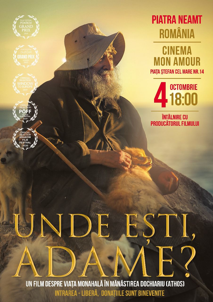 Filmul „Unde ești, Adame?”, proiectat la Piatra Neamț și la Iași