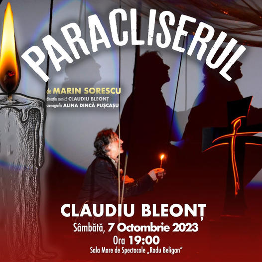 Afiș spectacol Paracliserul