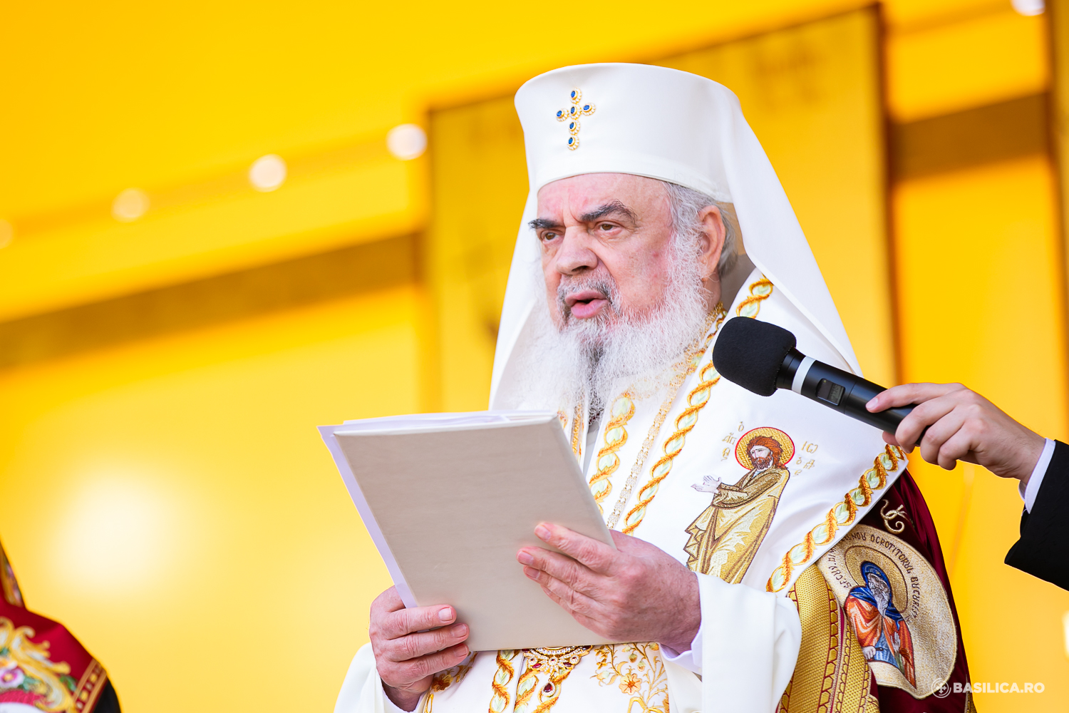 Părintele Patriarh Daniel – fotografie surprinsă în cadrul procesiunii „Calea Sfinților” de marți, 24 octombrie / Foto: basilica.ro