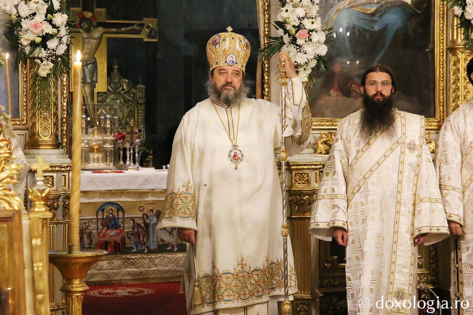 PS Nichifor Botoșăneanul, săvârșind Sfânta Liturghie la Catedrala Mitropolitană din Iași / Foto: Flavius Popa
