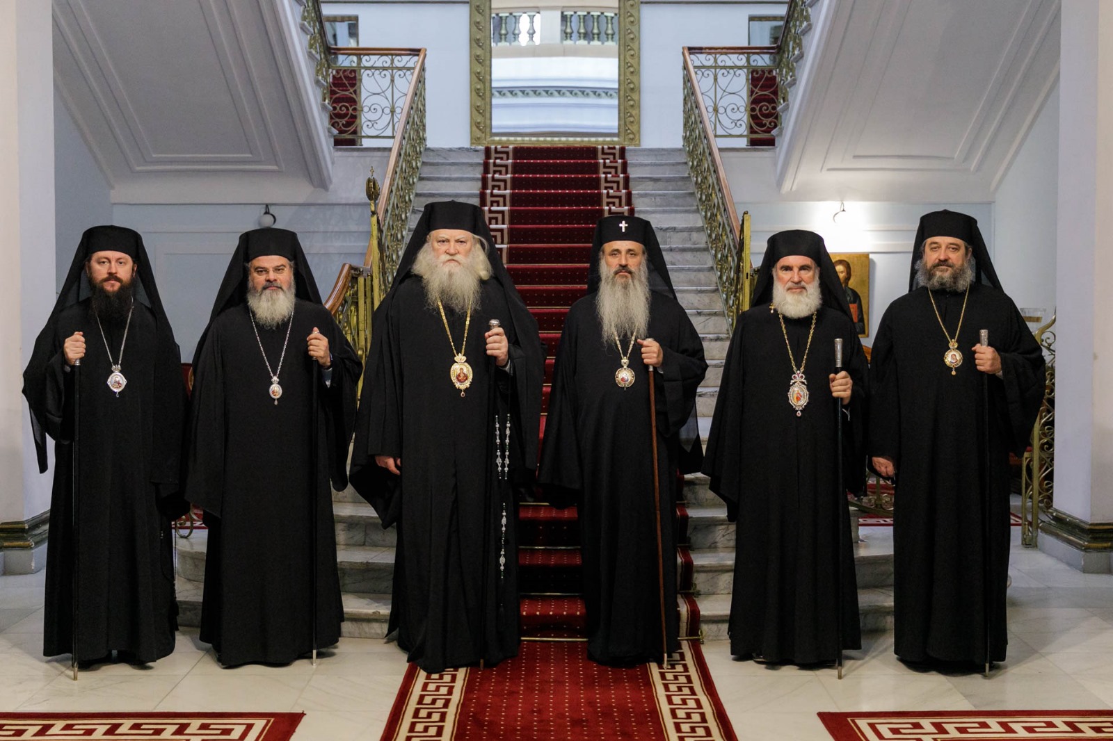 Ierarhii din Sinodul Mitropolitan al Mitropoliei Moldovei și Bucovinei / Foto: Pr. Silviu Cluci Ierarhii din Sinodul Mitropolitan al Mitropoliei Moldovei și Bucovinei
