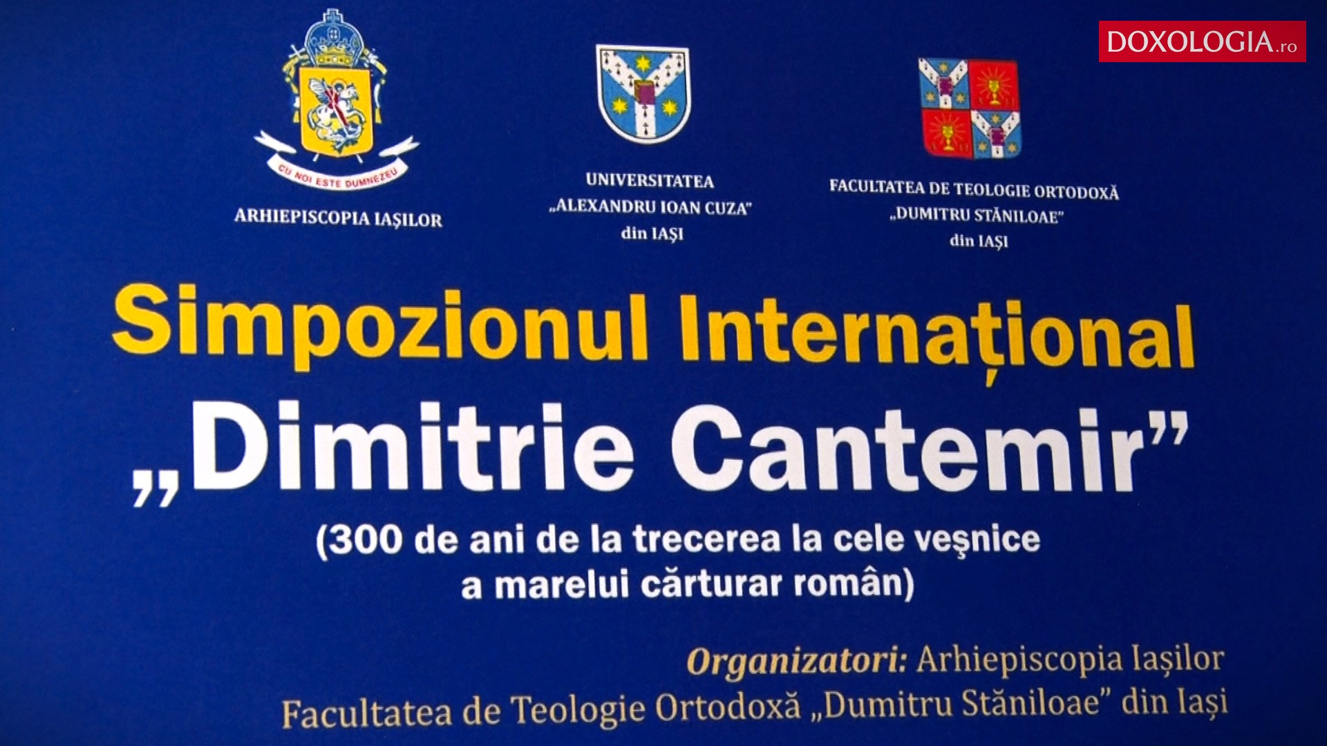 Joi va avea loc deschiderea Simpozionului „Dimitrie Cantemir”