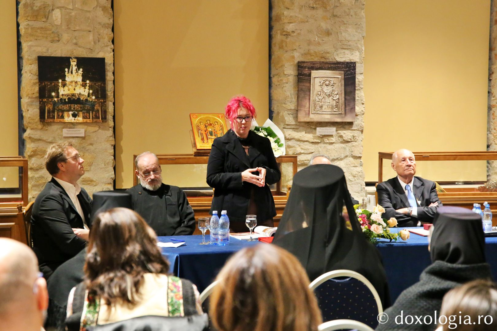 lect. univ. dr. Maria Bilașevschi de la Facultatea de Arte UNAGE, președintele Uniunii Artiștilor Plastici Iași / Foto: Flavius Popa