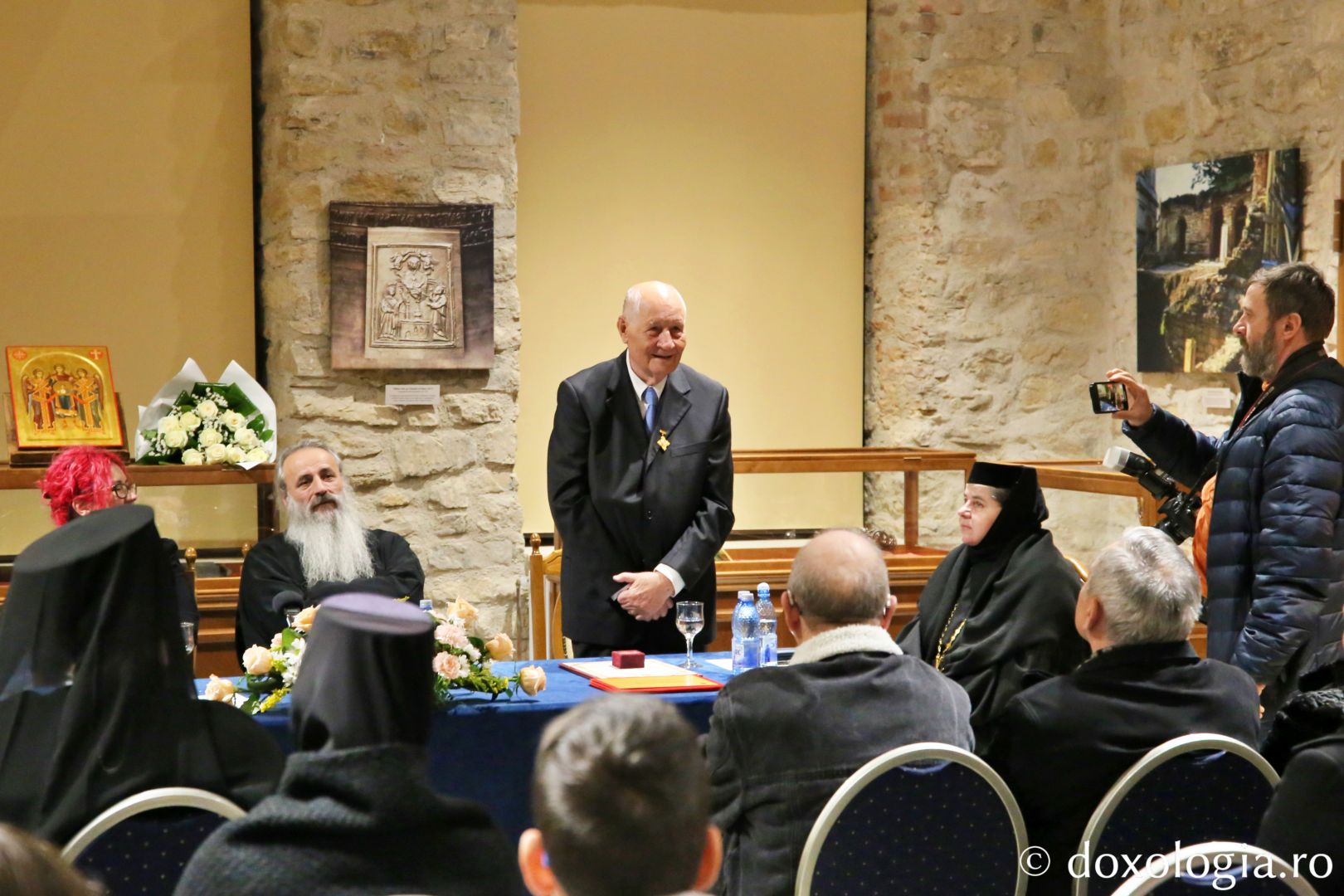 Scriitorul Grigore Ilisei, la împlinirea vârstei de 80 de ani / Foto: Flavius Popa
