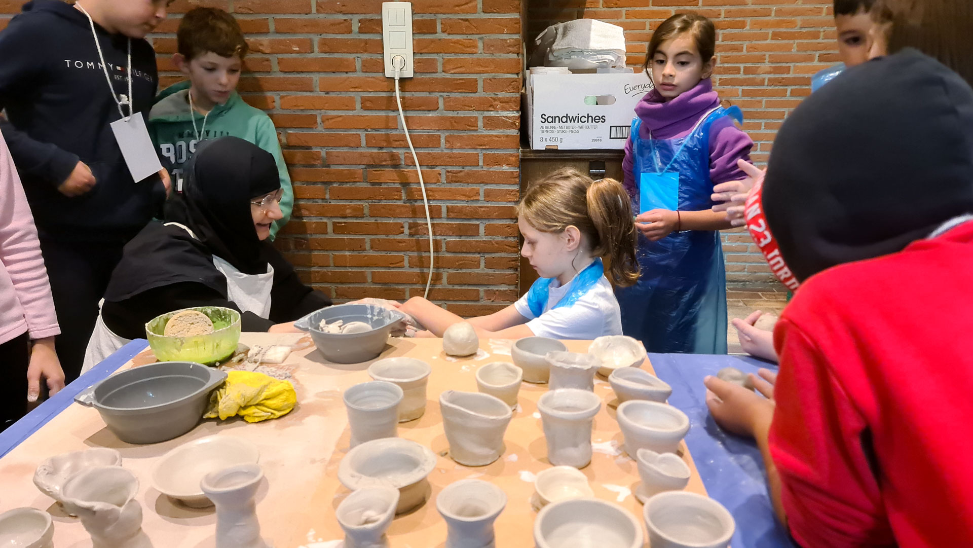 Copiii aflați în tabăra „Bucuria Prieteniei”