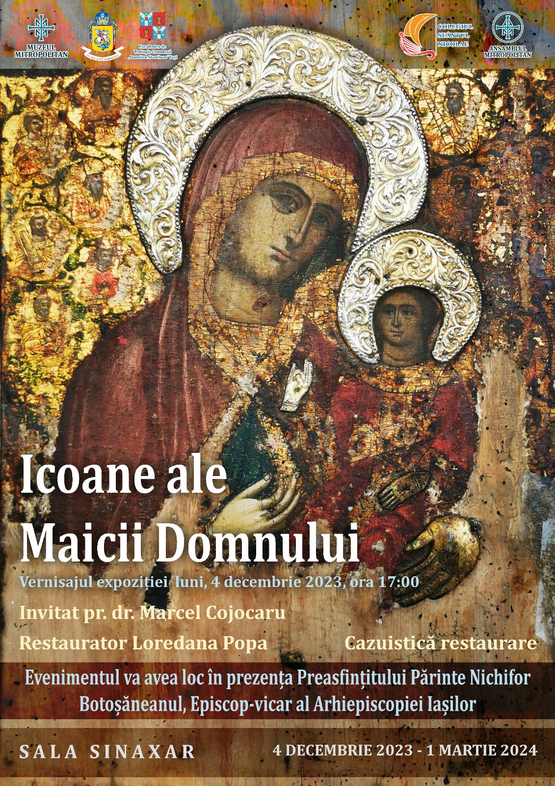 Icoana Maicii Domnului la Muzeul Mitropolitan din Iași