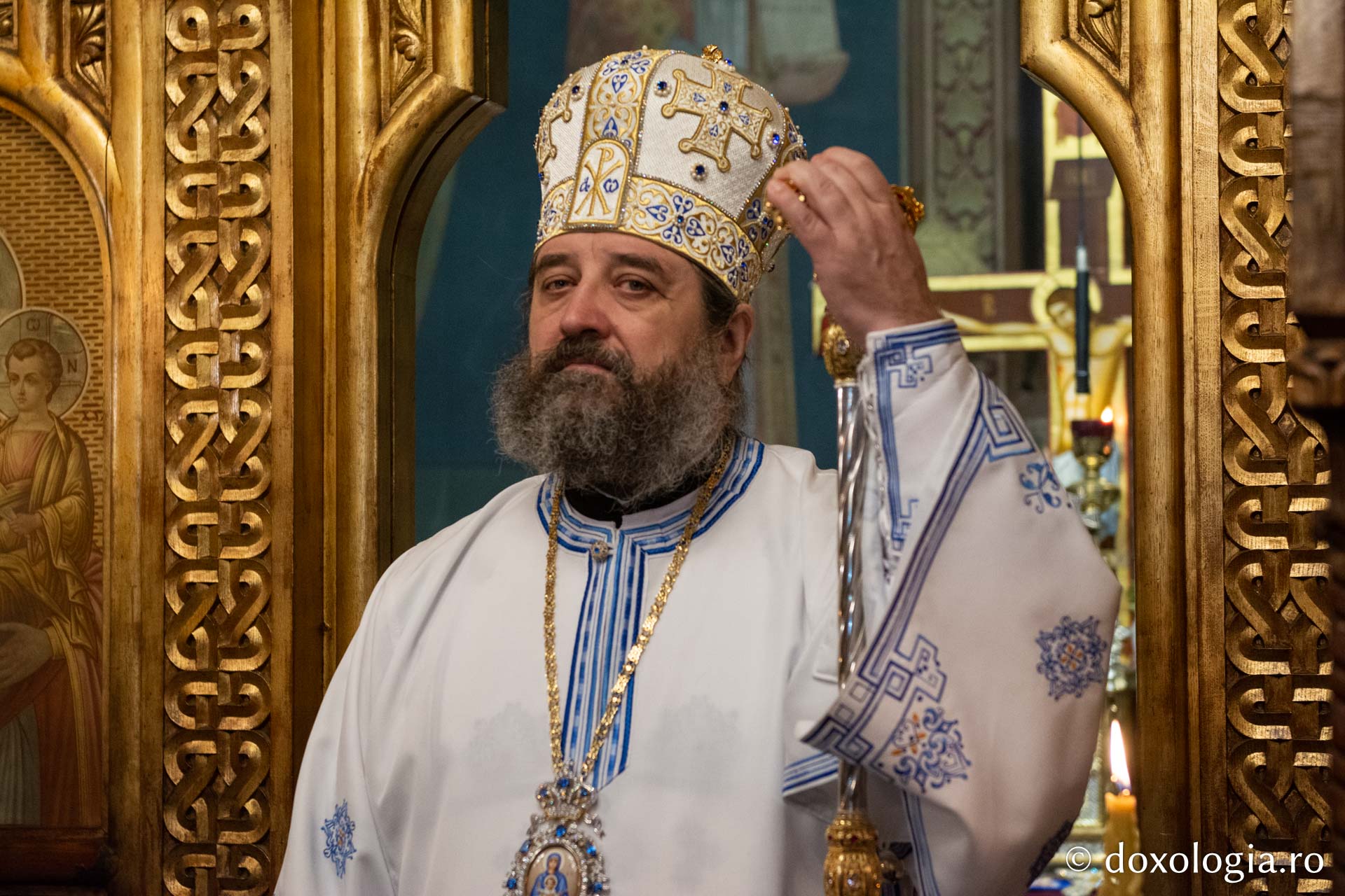 PS Nichifor Botoșăneanul, rostind cuvântul de învățătură / Foto: Mihail Vrăjitoru PS Nichifor Botoșăneanul, rostind cuvântul de învățătură