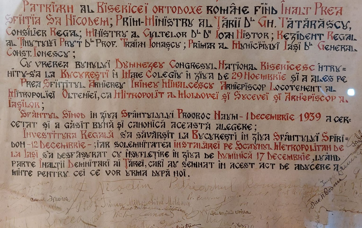 Act Comemorativ de la înscăunarea Mitropolitului Irineu Mihălcescu / Foto: Mihai-Alex Olteanu Act Comemorativ de la înscăunarea Mitropolitului Irineu Mihălcescu
