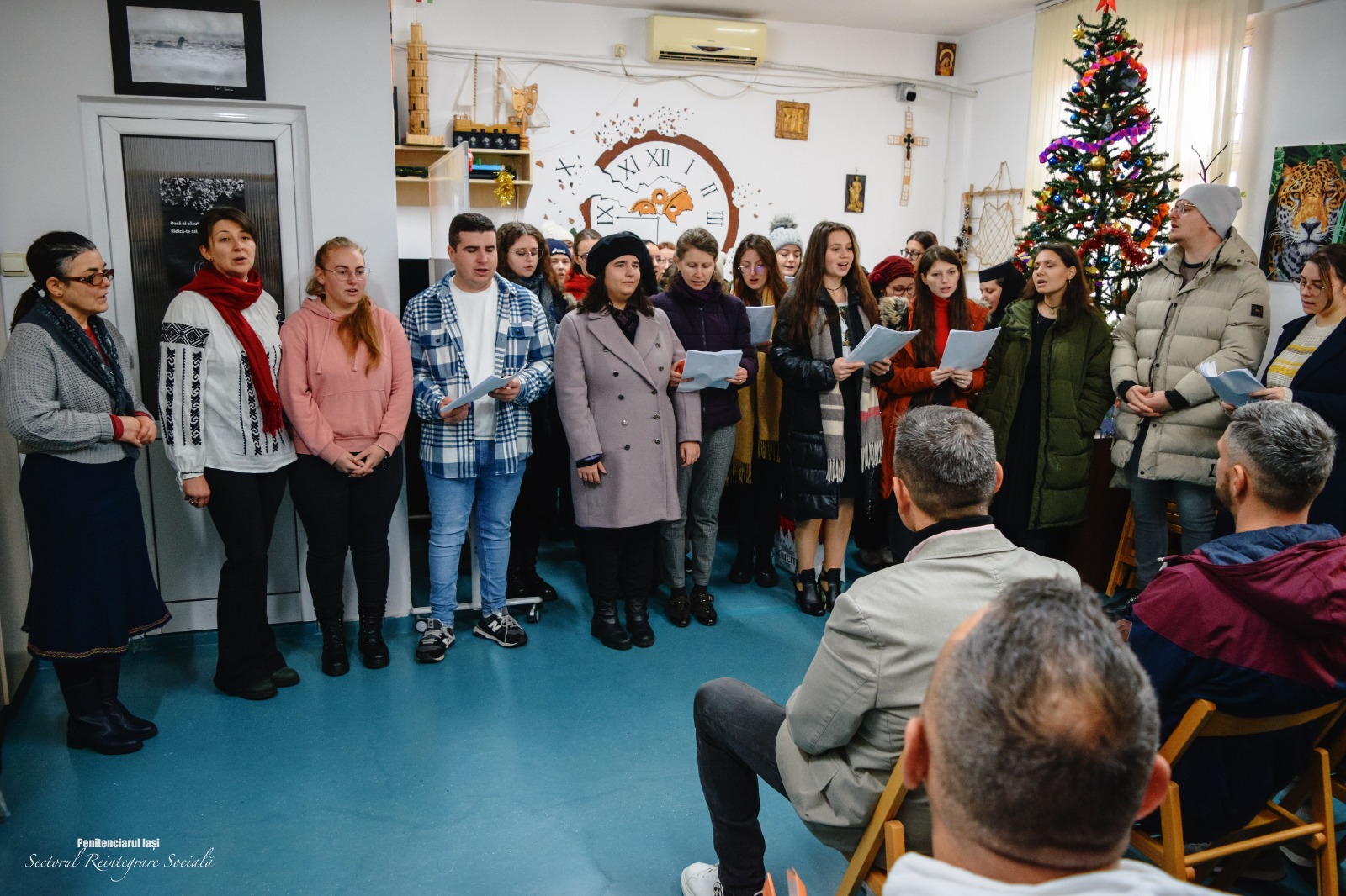 studenți teologi la Penitenciarul Iași