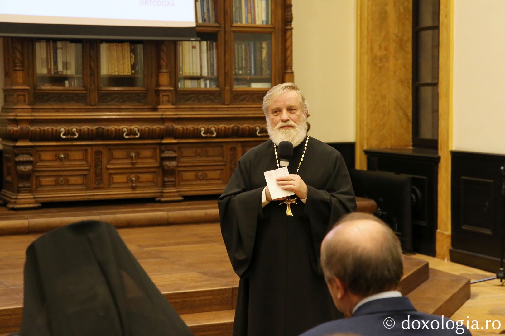 pr. prof. univ. dr. Ion Vicovan la Serbarea de Crăciun