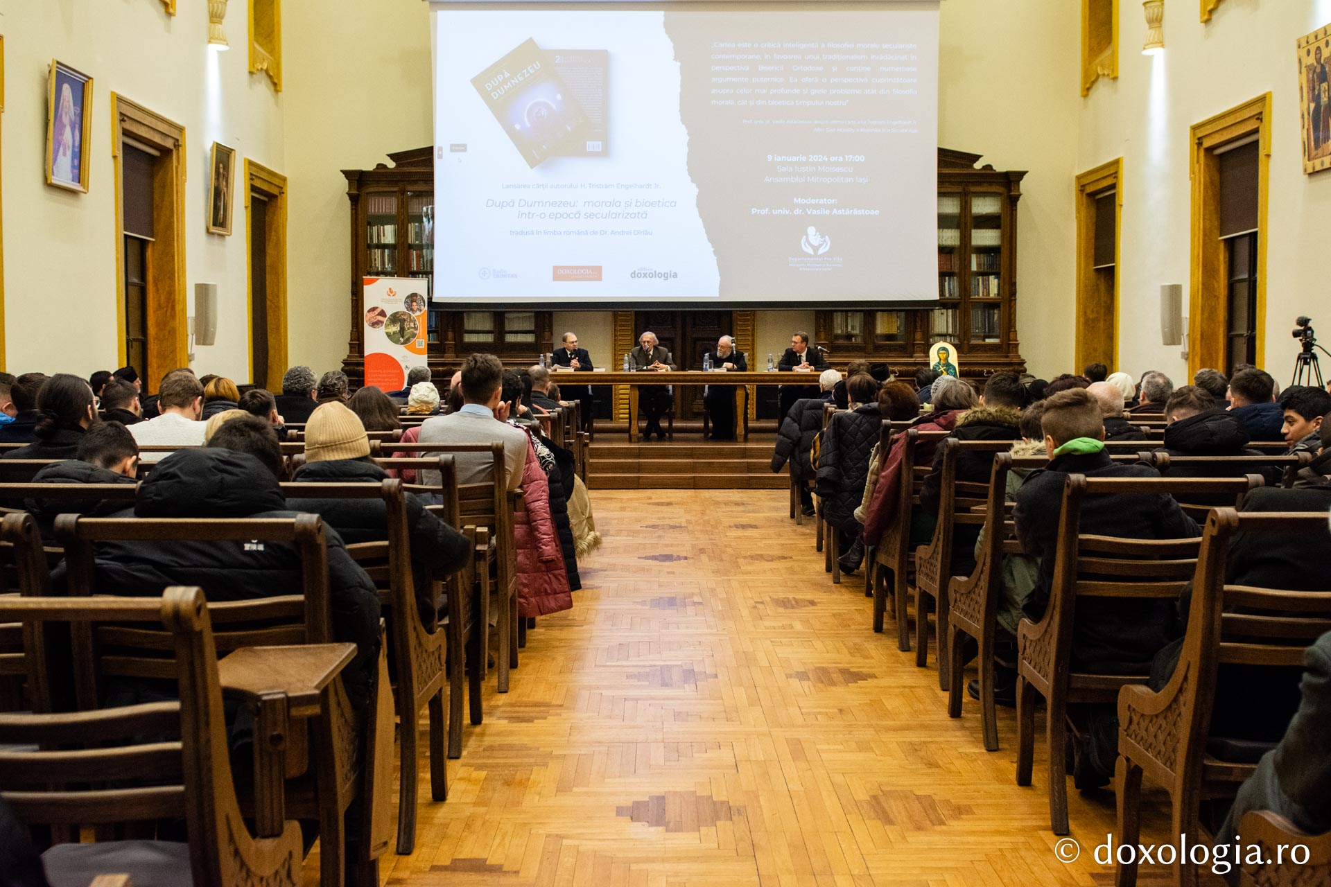 Lansarea cărții „După Dumnezeu: morala și bioetica într-o epocă secularizată” de H. Tristram Engelhardt Jr.