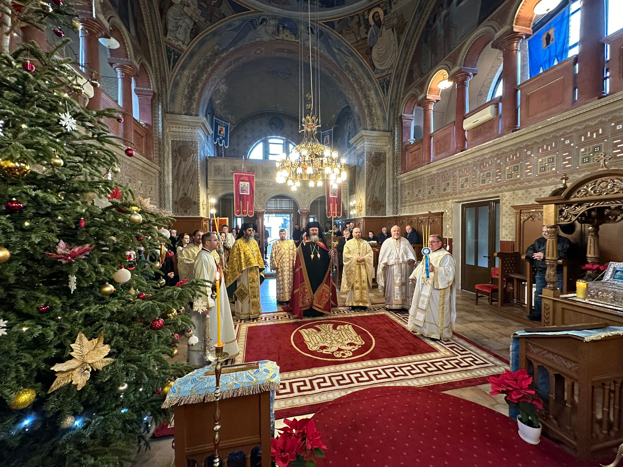 Liturghie arhierească și sfințirea cea mare a apei la Catedrala episcopală din Vârșeț