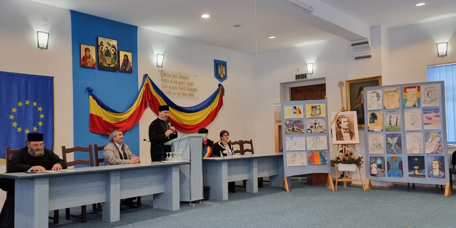 Mihai Eminescu, pomenit la Seminarul Teologic „Veniamin Costachi”