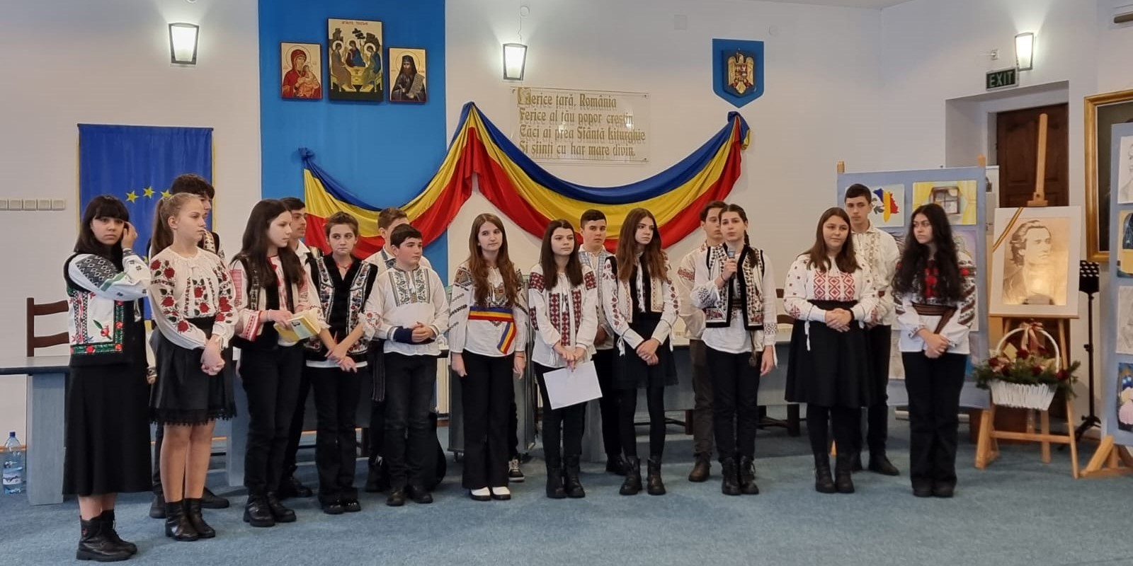 Mihai Eminescu, pomenit la Seminarul Teologic „Veniamin Costachi”