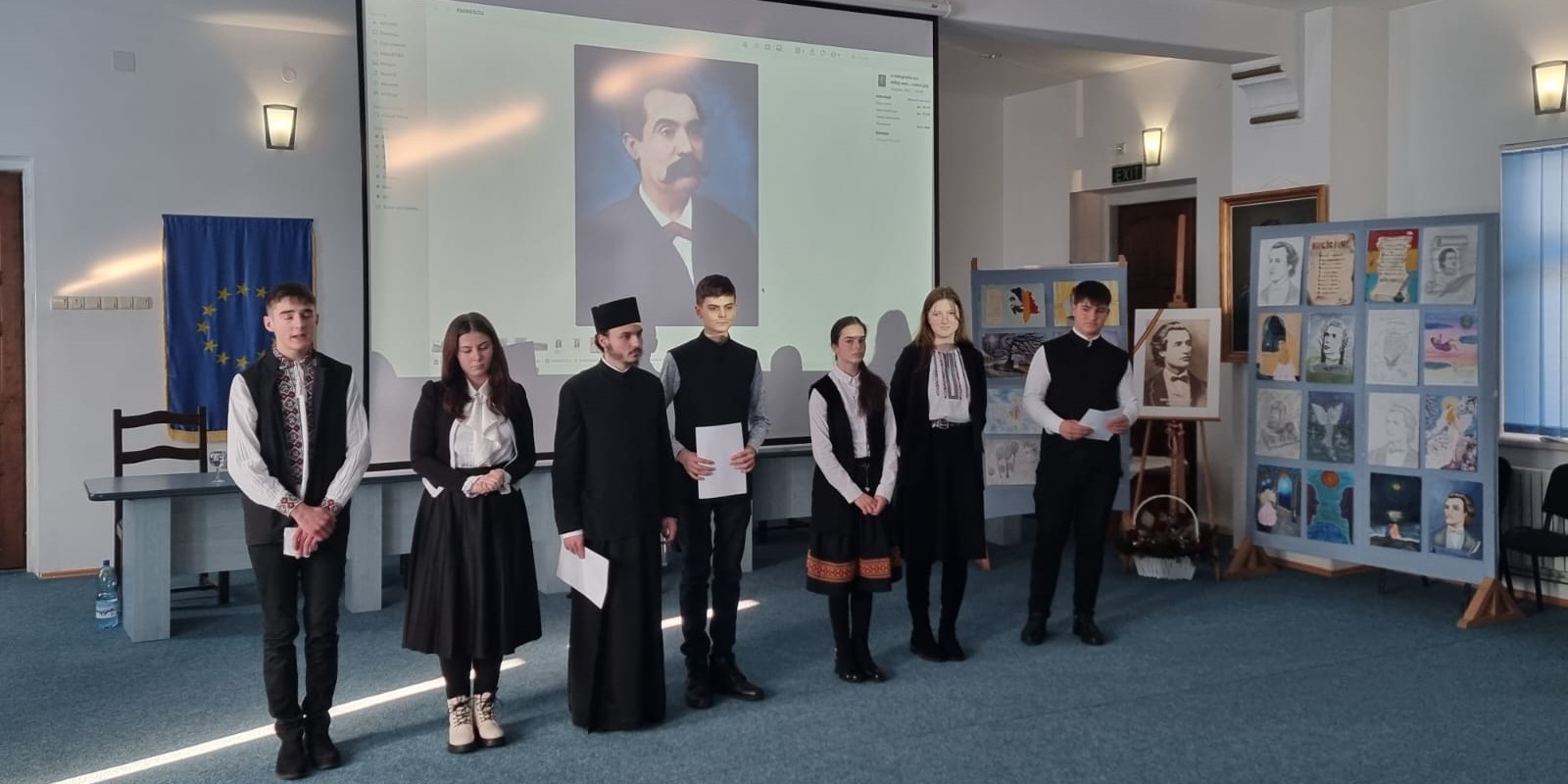 Mihai Eminescu, pomenit la Seminarul Teologic „Veniamin Costachi”