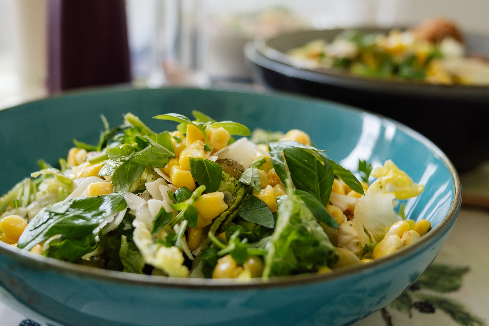 Salată verde cu porumb Salată verde cu porumb