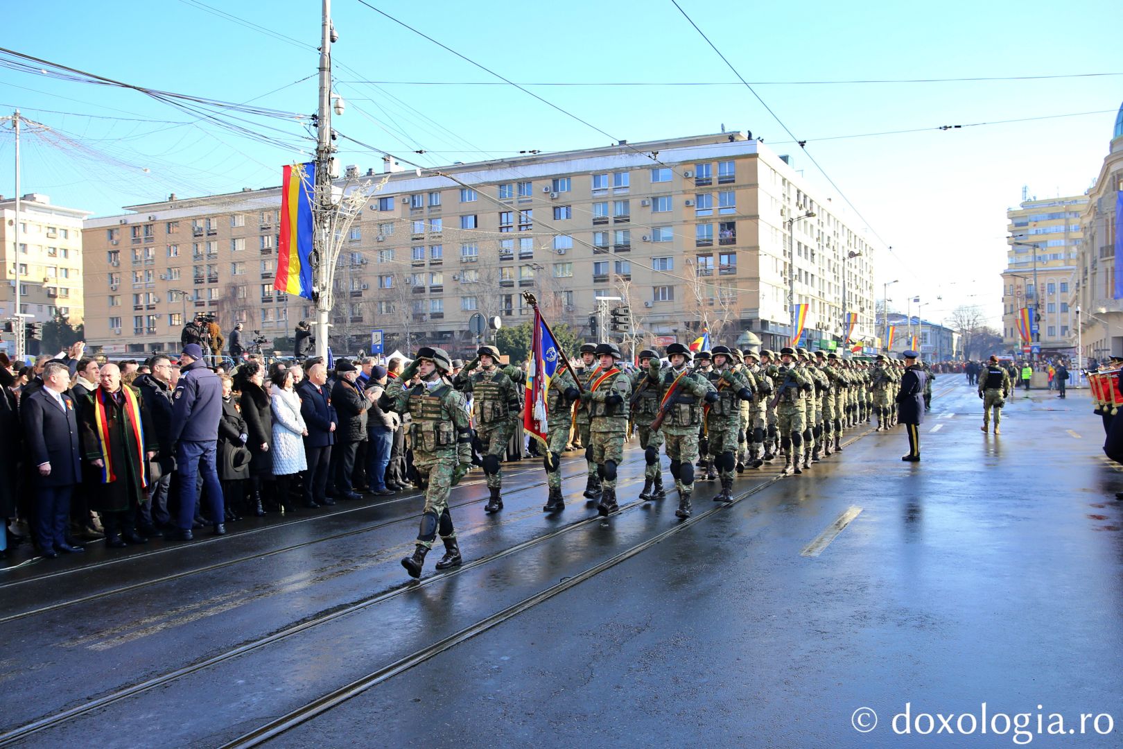 Militarii ieșeni la parada militară