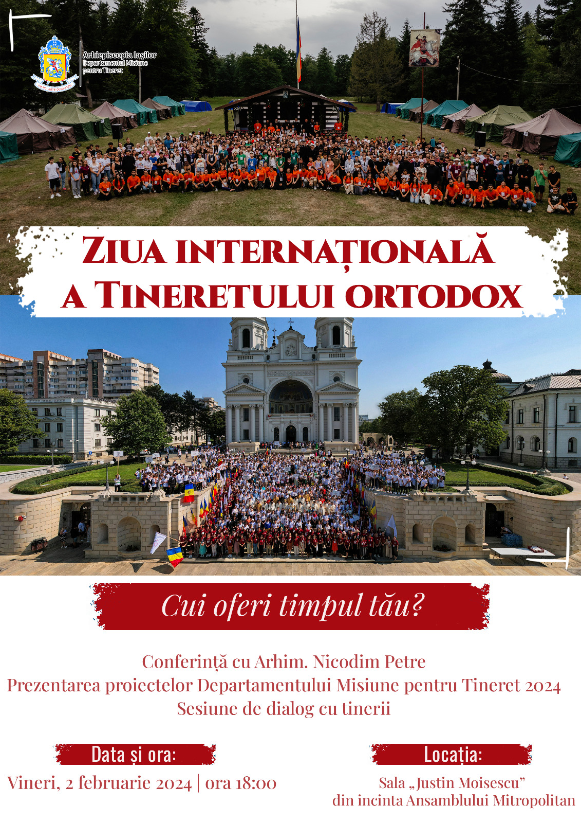 Evenimente care vor avea loc în Arhiepiscopia Iaşilor, în perioada 28 ianuarie-3 februarie 2024