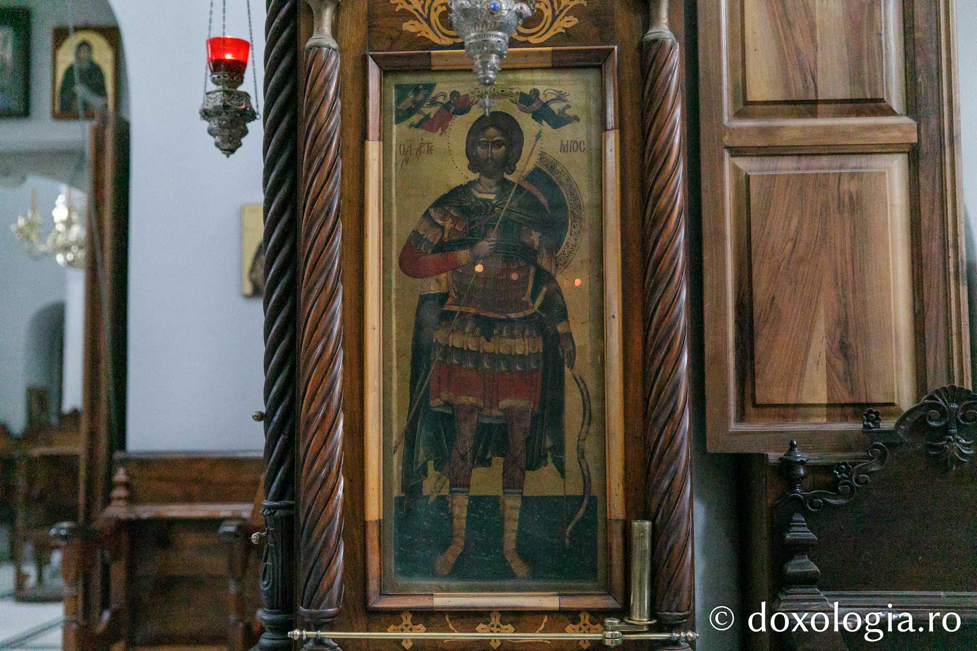 Icoana Sfântului Artemie de la Mănăstirea Constamonitu – Athos