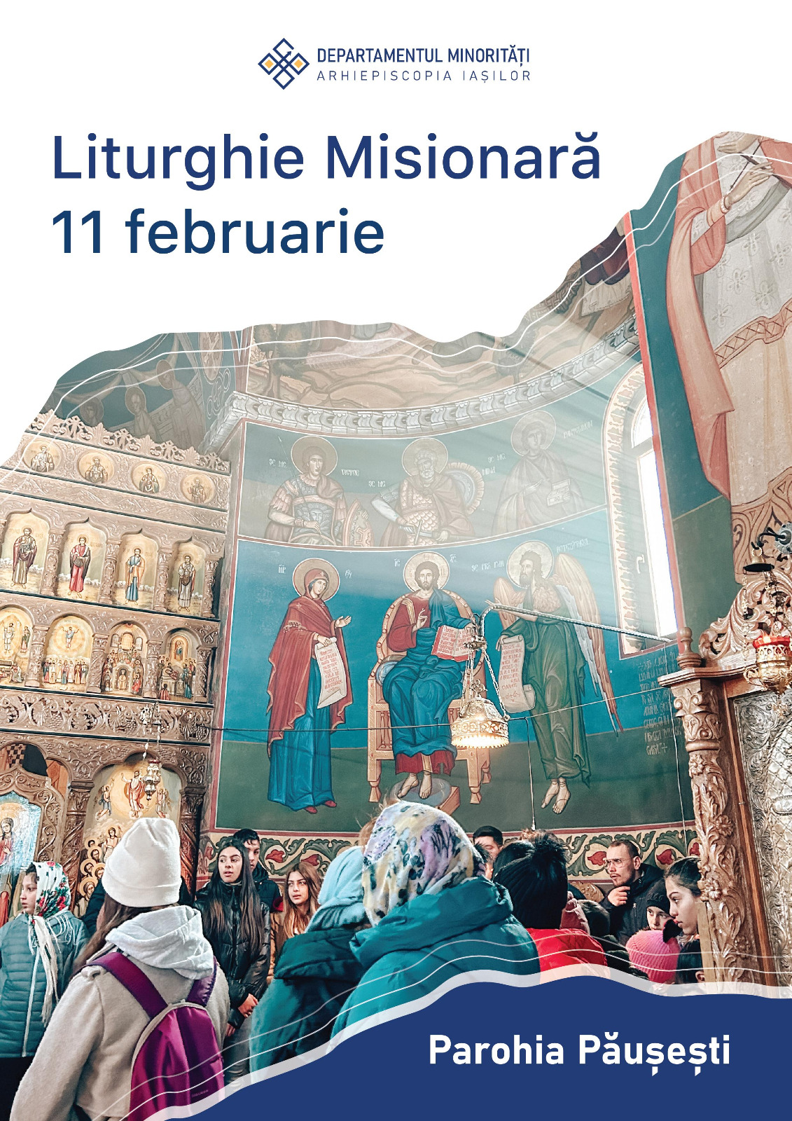 Sfânta Liturghie săvârşită în Parohia Păuşeşti, Protopopiatul 3 Iaşi