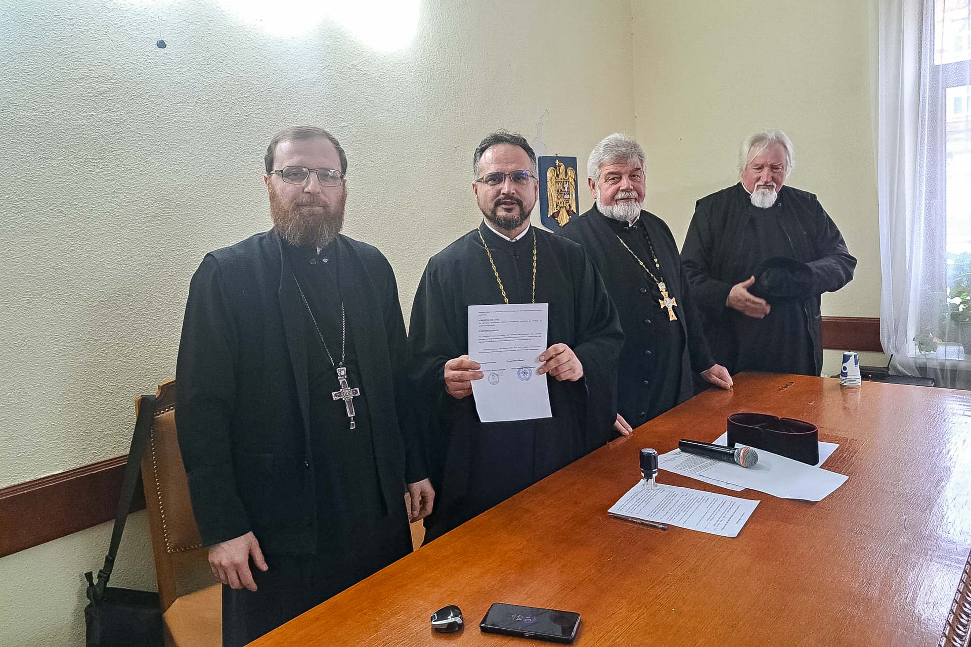 Înfrățire între Protopopiatele Pașcani și Hâncești din Republica Moldova preoți