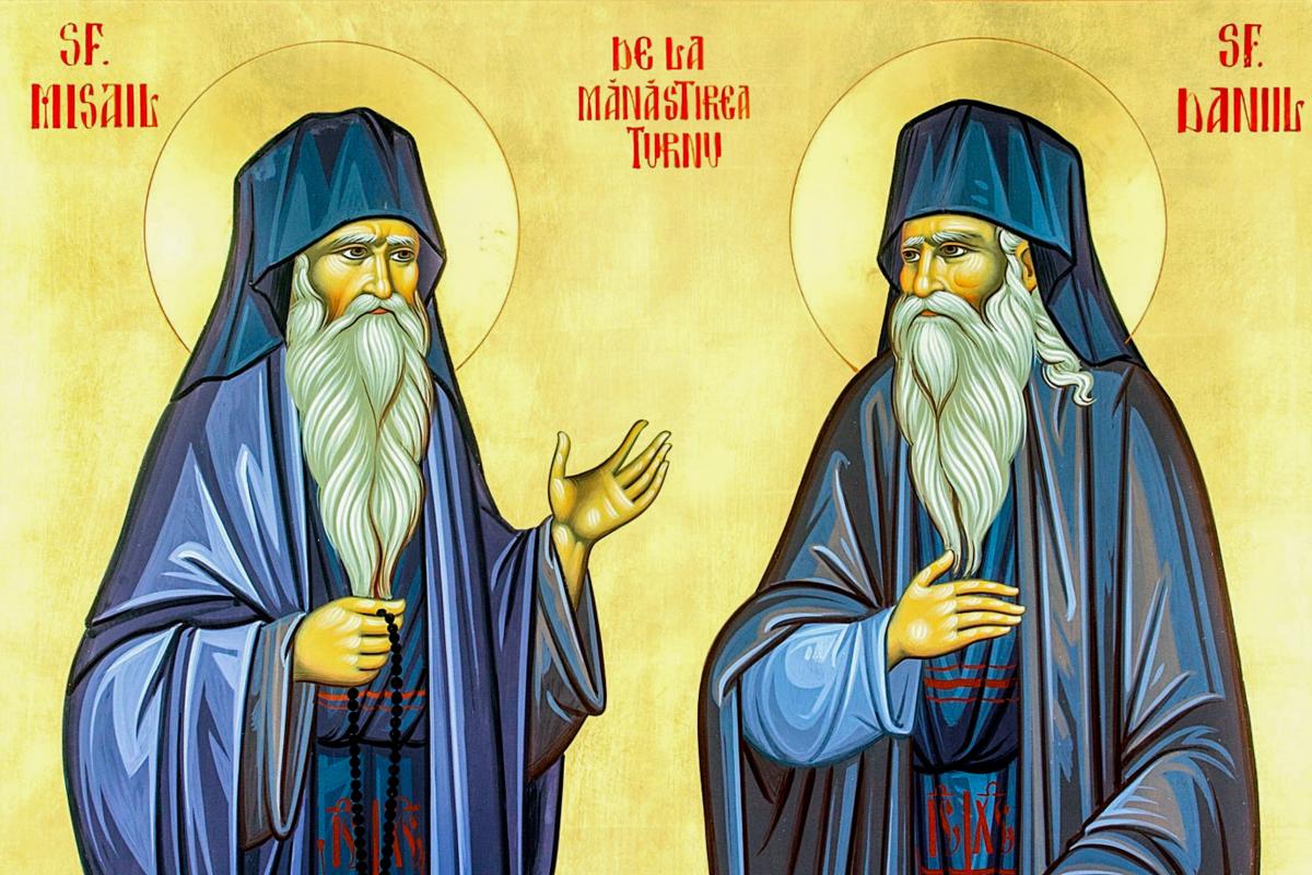 Sfinții Daniil şi Misail de la Mănăstirea Turnu