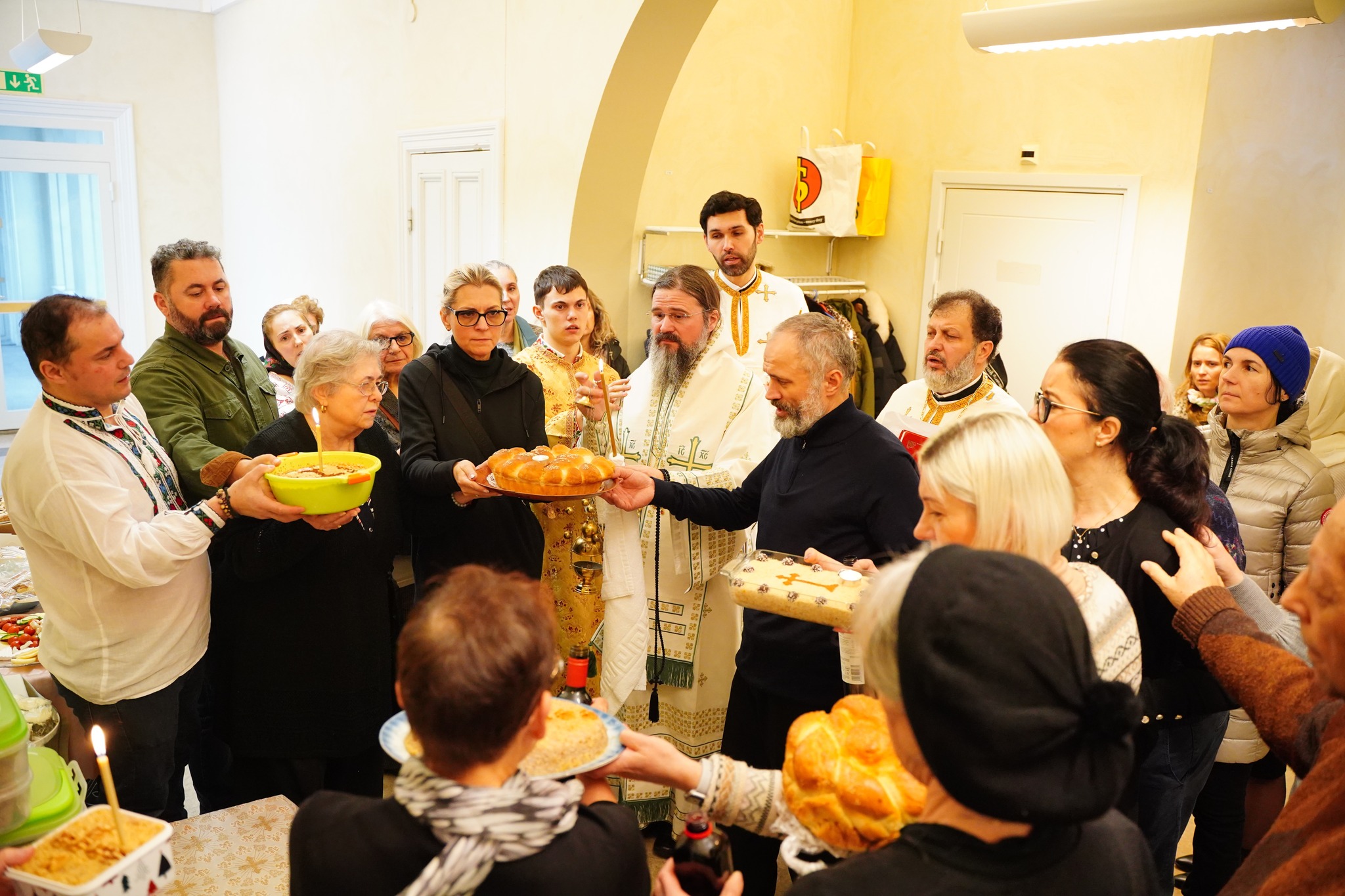 Slujbă de hram la Uppsala, în Regatul Suediei