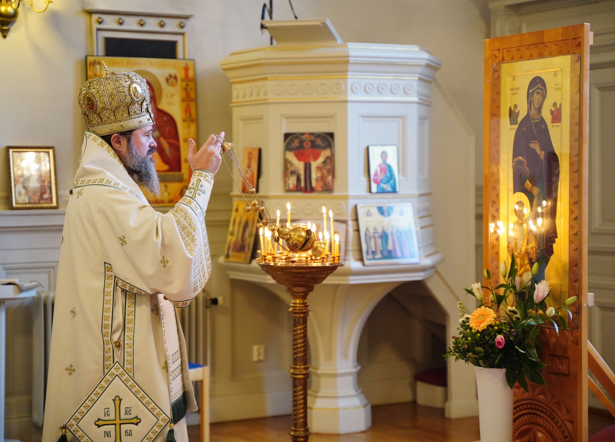 Slujbă de hram la Uppsala, în Regatul Suediei