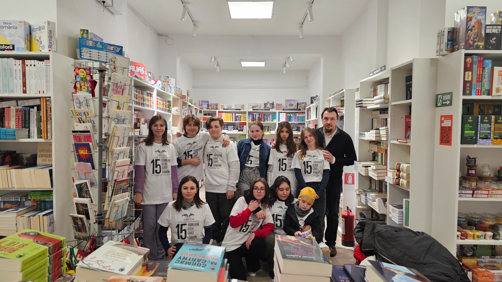 elevi la librărie, Ziua Națională a Lecturii