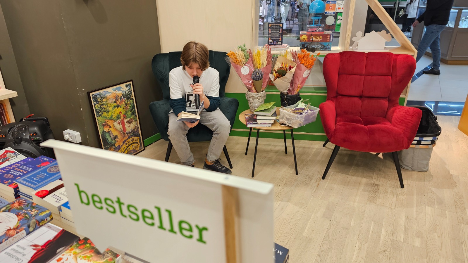 elevi la librărie, Ziua Națională a Lecturii