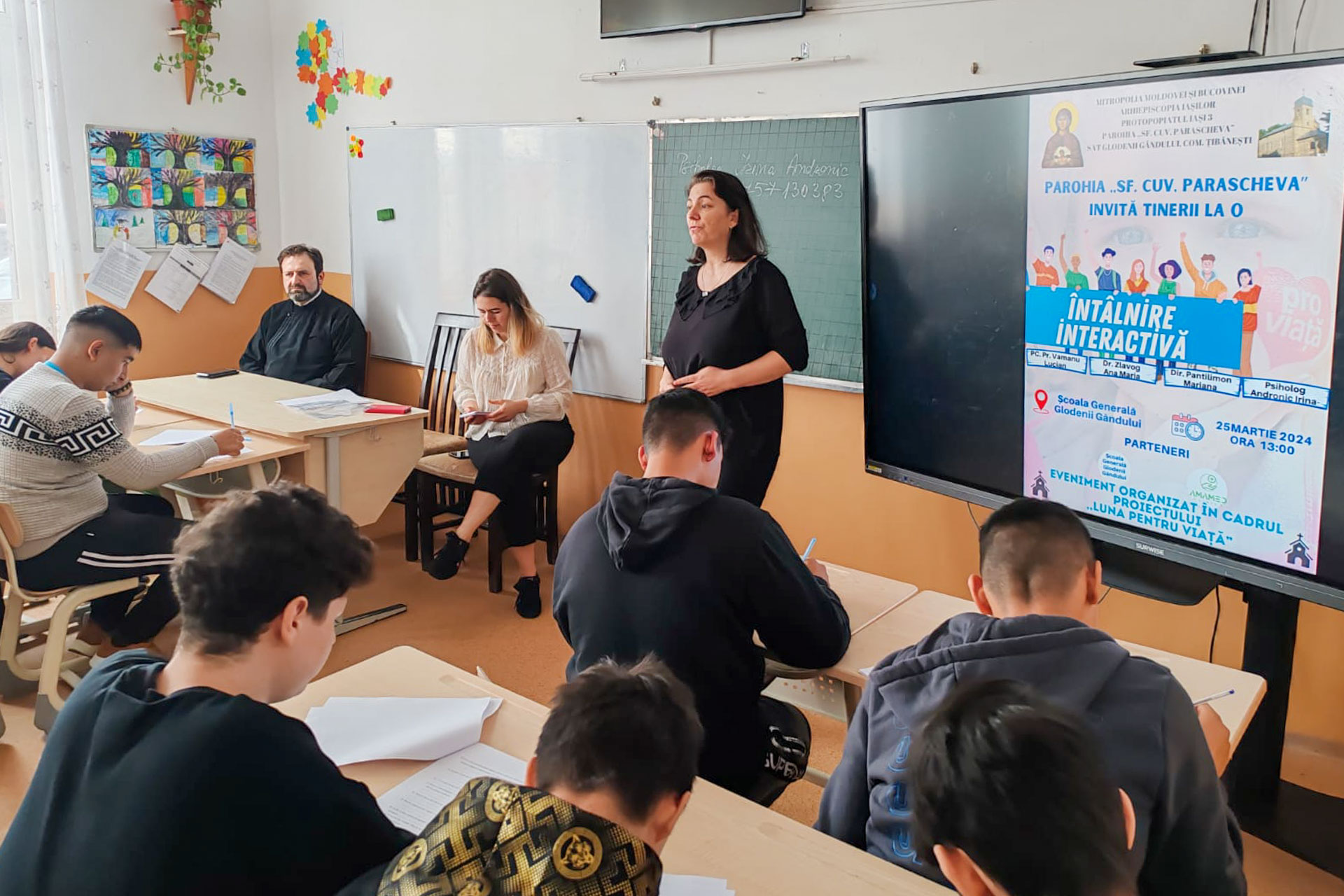 Parohia „Sfânta Cuvioasă Parascheva” Glodenii Gândului a desfășurat mai multe activițăți ProVita