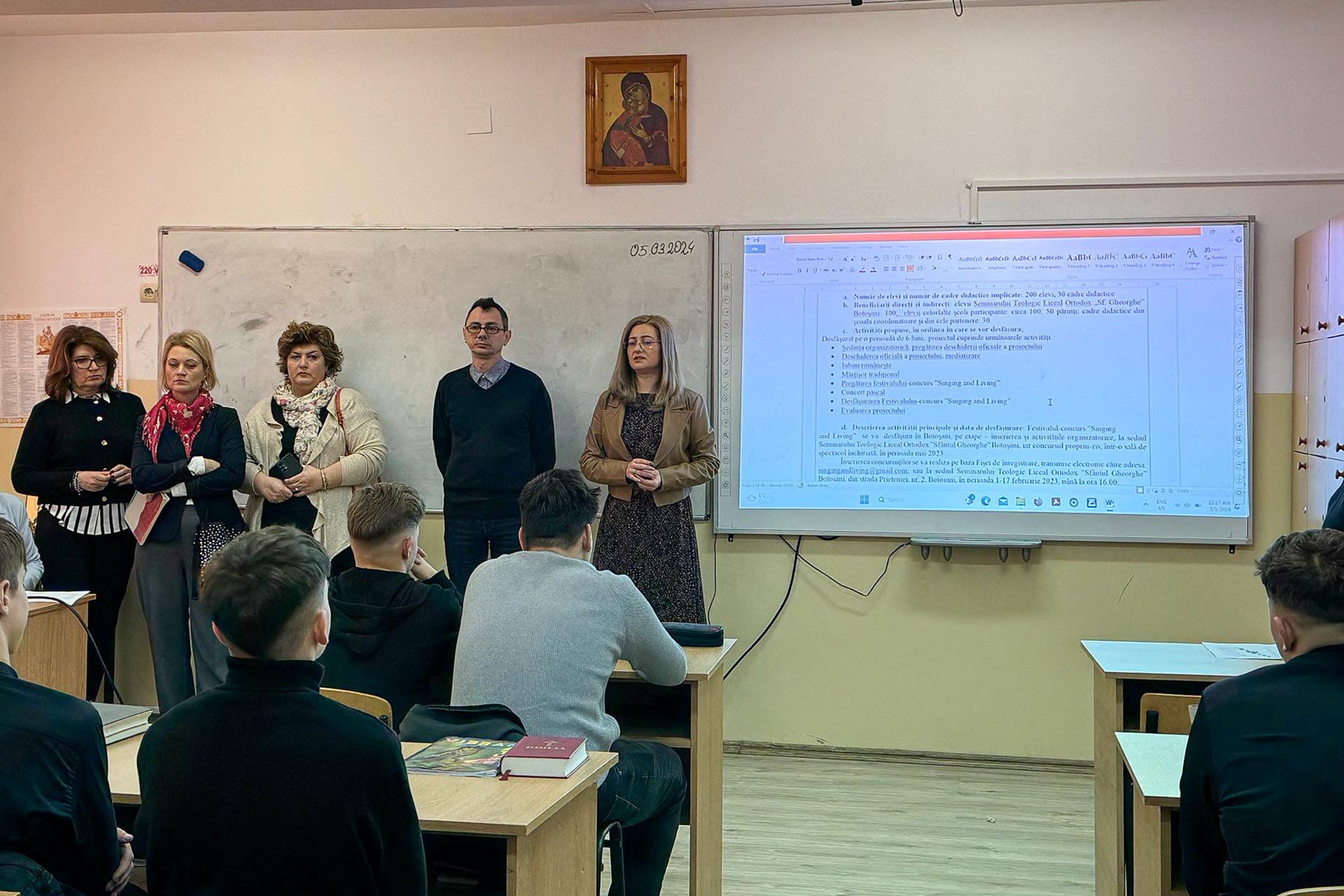 Proiectul interregional „Singing and Living”, organizat de Seminarul Teologic din Botoșani a ajuns la a șasea ediție