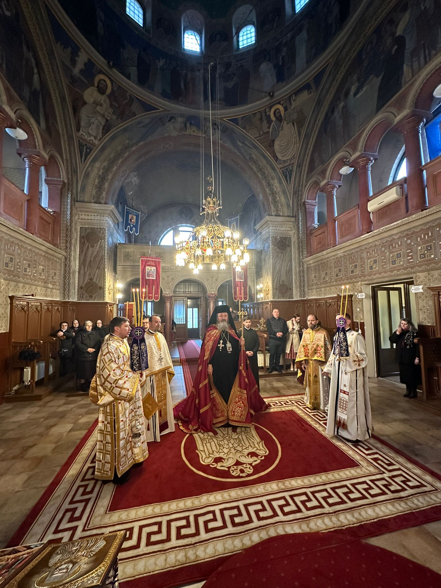 PS Ieronim în Catedrala episcopală „Înălțarea Domnului” din Vârșeț