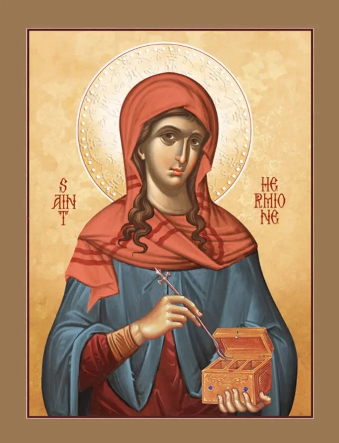 Sfânta Ermioni, una dintre fiicele Sfântului Apostol Filip