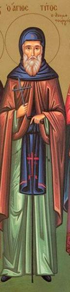 Sfântul Cuvios Tit, făcătorul de minuni