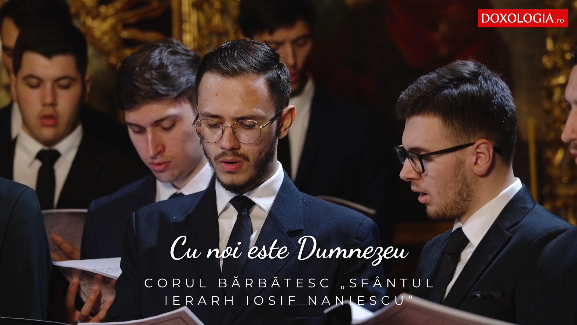 (Video) Corul bărbătesc „Sfântul Ierarh Iosif Naniescu” – Cu noi este Dumnezeu