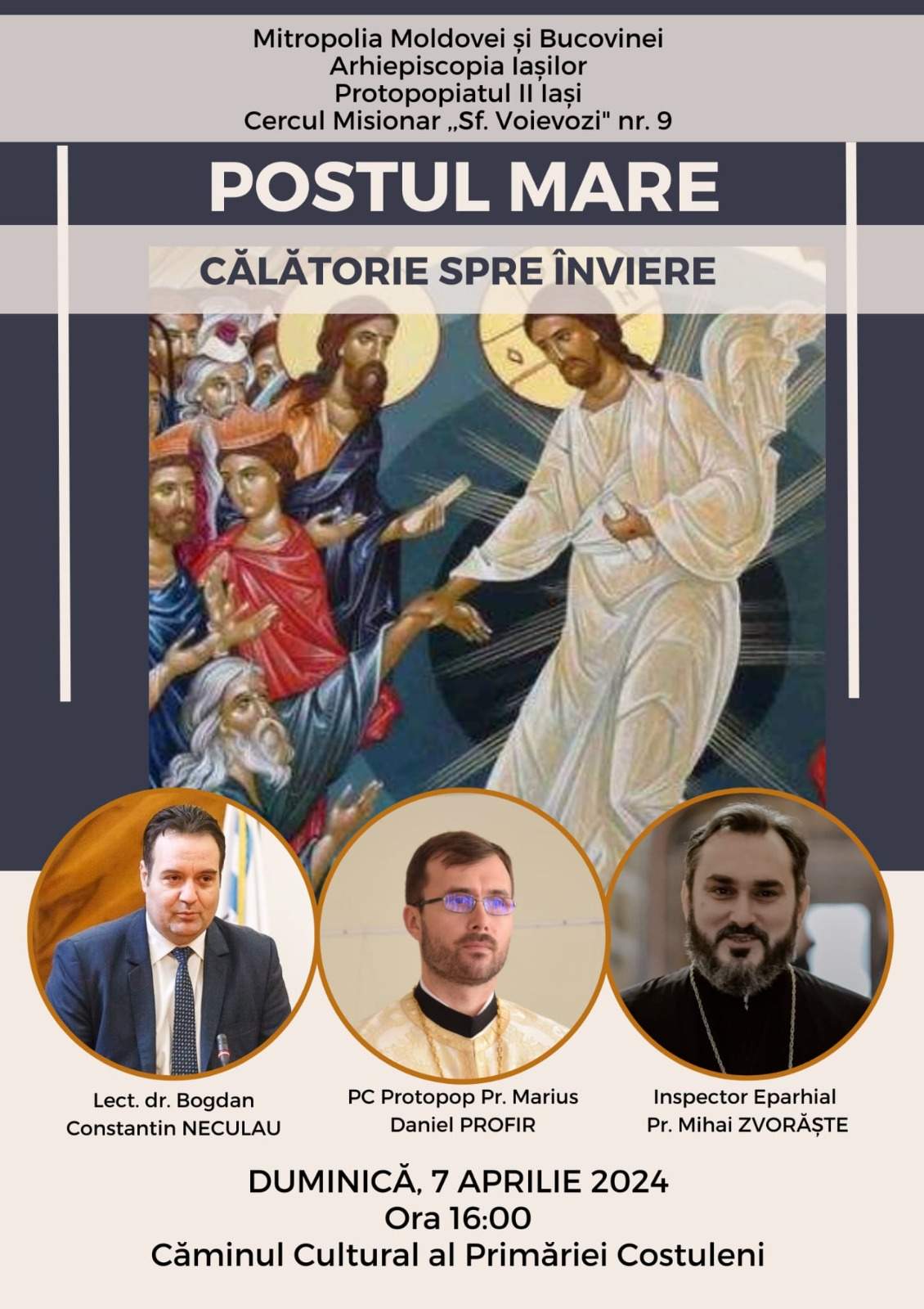 Întâlnire duhovnicească „Postul Mare – Călătorie spre Înviere”