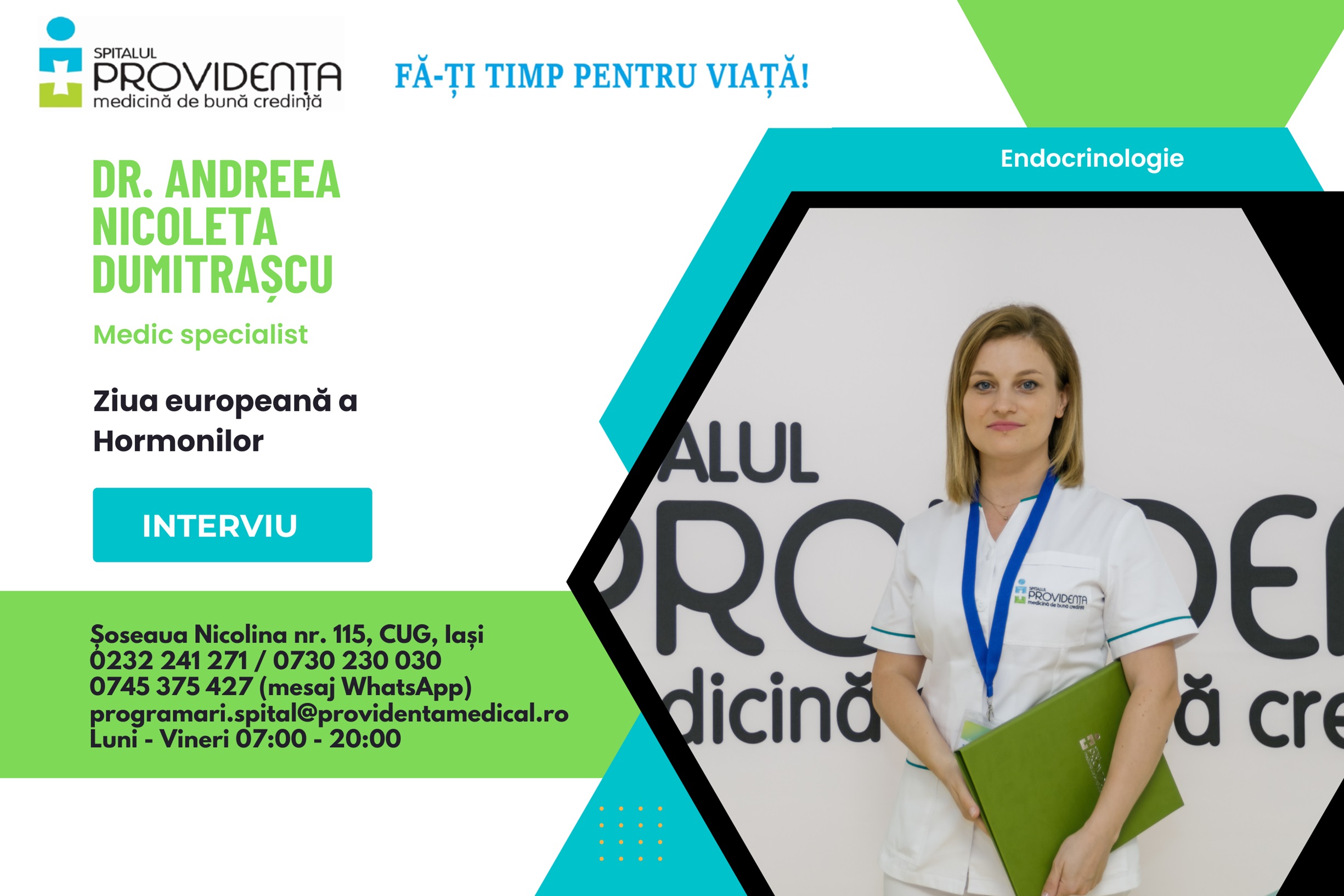 24 aprilie – Ziua europeană a hormonilor